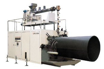 large caliber hollow wall twine pipe production line