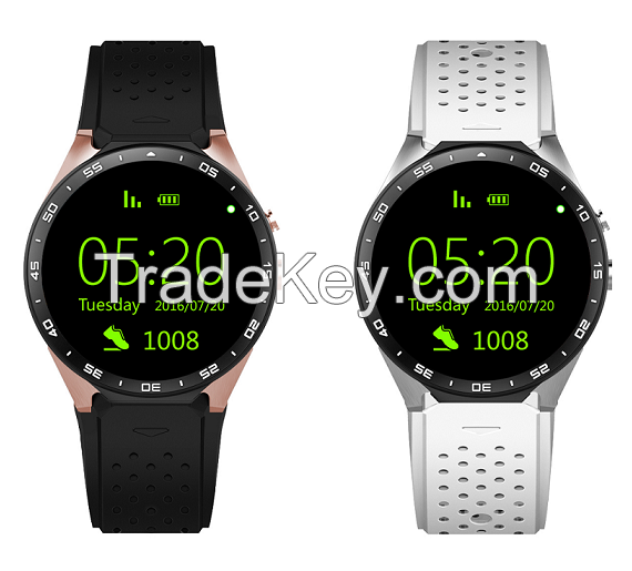 3G android Smartwatch(MT6582 Quad-core, Wifi+GPS+5.1 os)