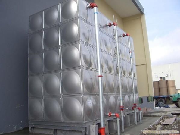 GRP panel tank , Stainless steel panel tank , GI sectional water tank