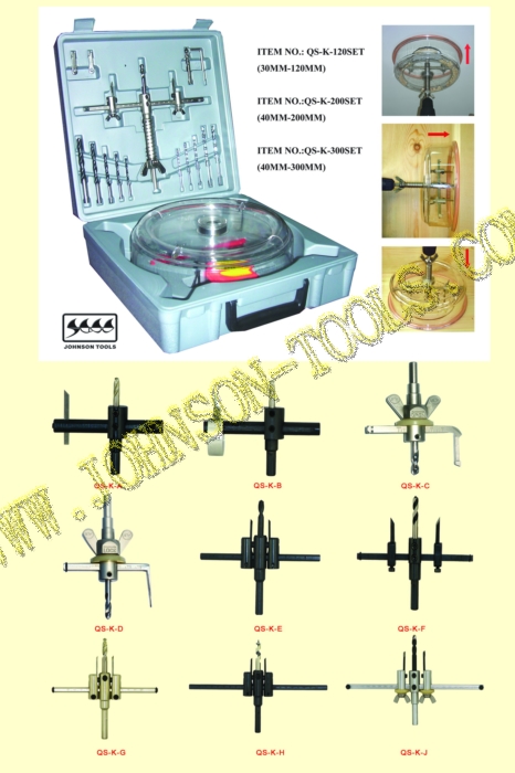 ADJUSTABLE HOLE CUTTER KIT