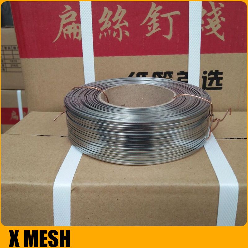 2x0.65mm galvanized flat wire