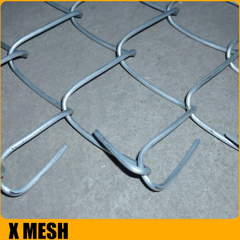 ASTM Standard Galvanized Chain Link Fencing China with 3.76mm Wire, 610g Zinc Mass