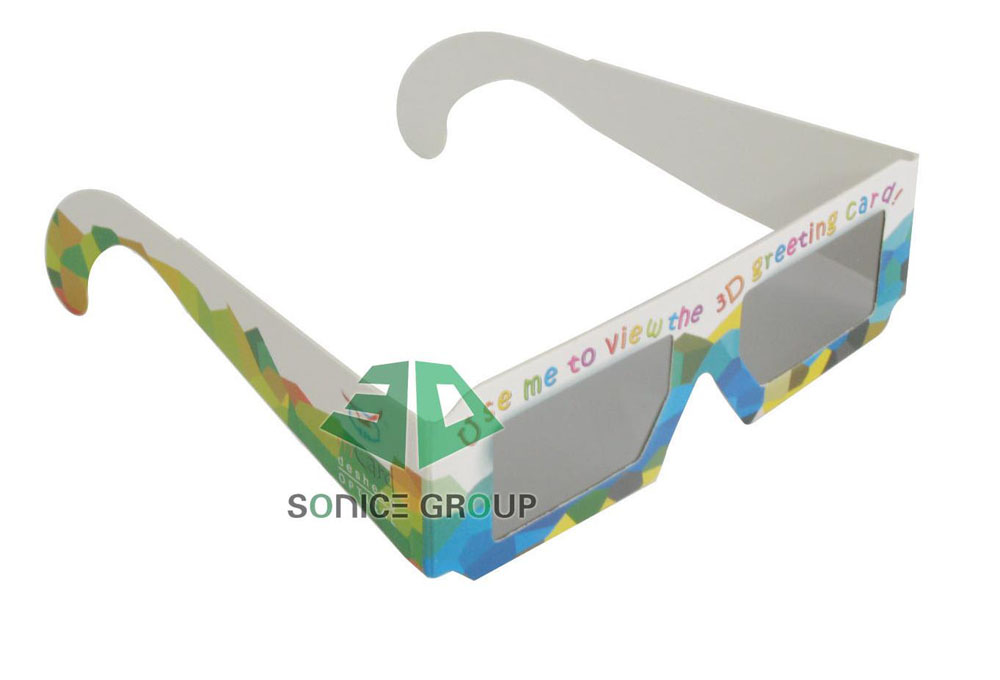 Paper Circular Polarized 3D Glasses