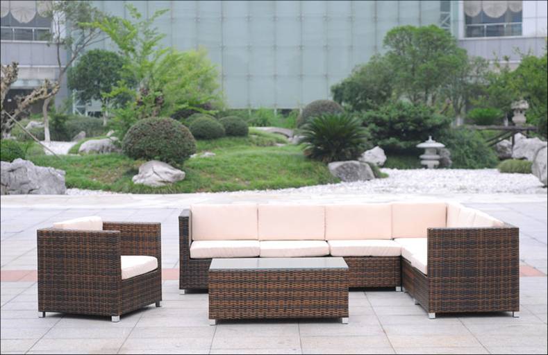 rattan sofa