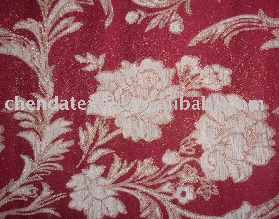 Chenille fabric for the mattress
