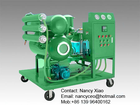Transfomer Oil Filtering Machine Series ZY/ Purifier/ Recycling/