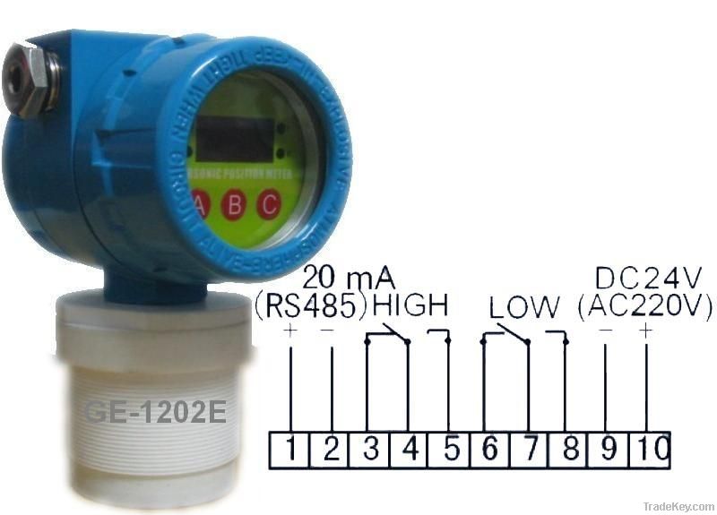 GE-1202 Ultrasonic Level Guage Meter