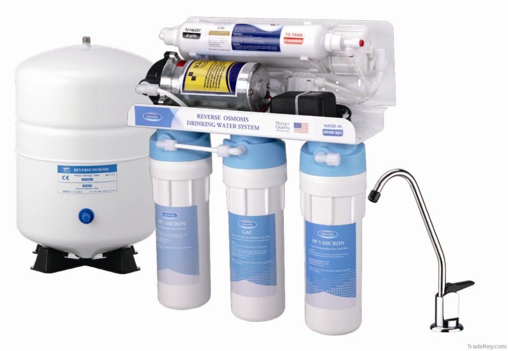 5-Stage R.O. Filtration System with Pump