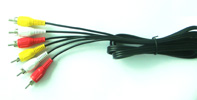 AV cable 3RCA(M)-3RCA(M), 1200mm assembly