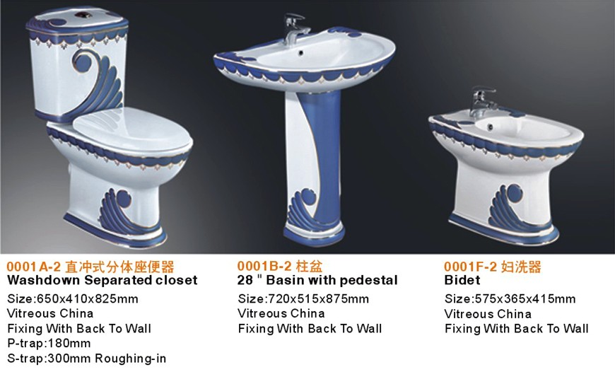 bathroom toilet, basin, bidet0001