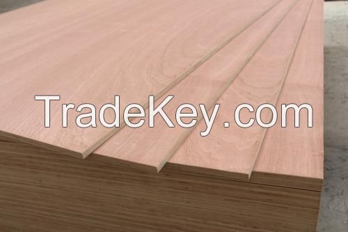 Bintangor Marine Plywood 3mm 4mm , Okoume Plywood for Furniture, Comme