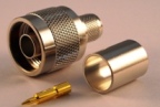 N Type Str. Plug Crimp Type for LMR400 Cable