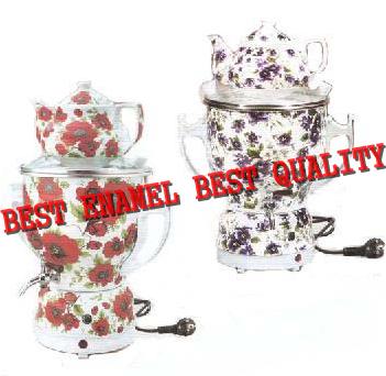 Electrical Porcelain Enamel Teapot Kettle (porselen emaye caydanlik)