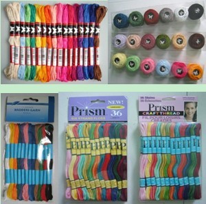 embroidery thread, cotton pearl ball,