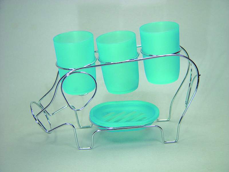 pig-shape cup rack