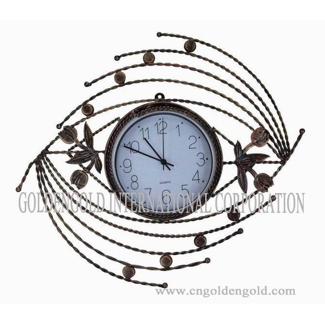 Iron artcraft wall clock