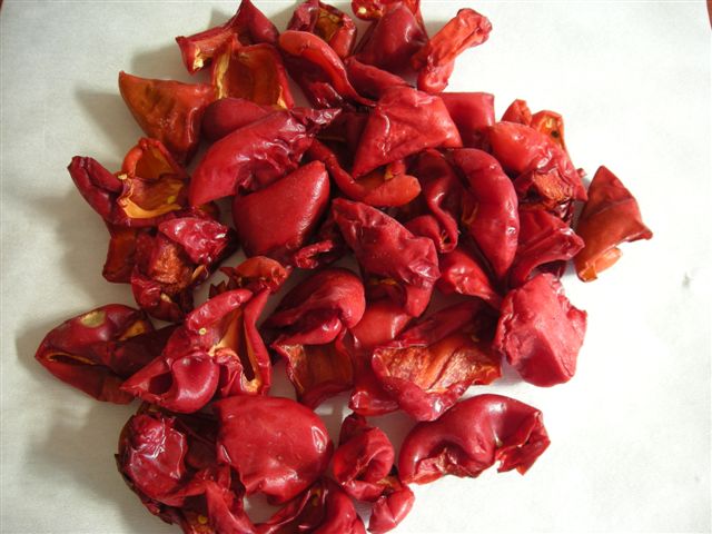 Semi Dried California Peppers Red