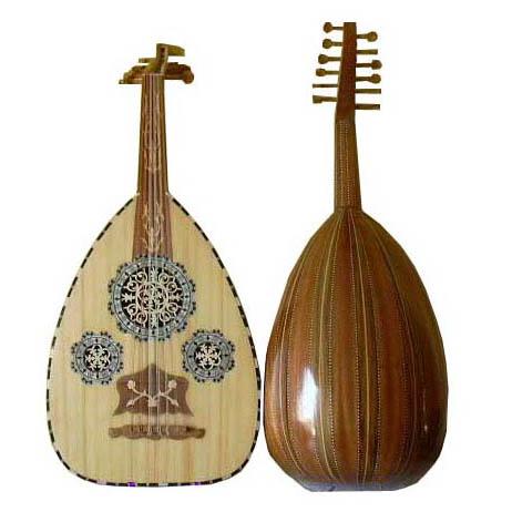 Egyptian Mosaic Oud with Hard Case