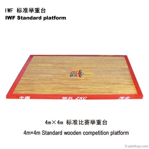 weightlifting platform