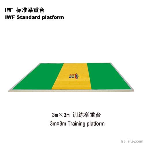 training weightlifting platform