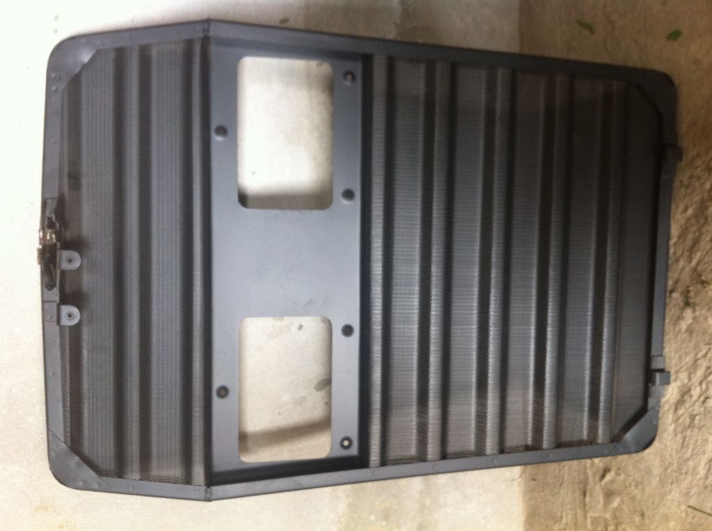 Air cleaner, front grill, diesel tank, etc