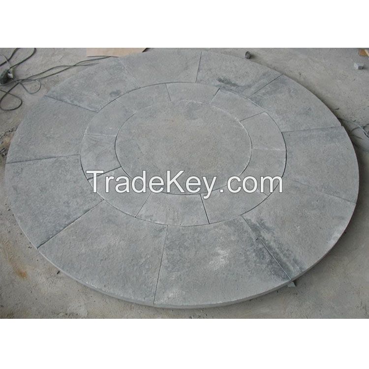 Customized Black Basalt Circle Pavers