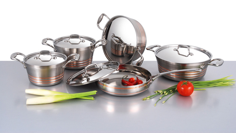 1cpcs 5-PLY STAINLESS STEEL COOKWARE set