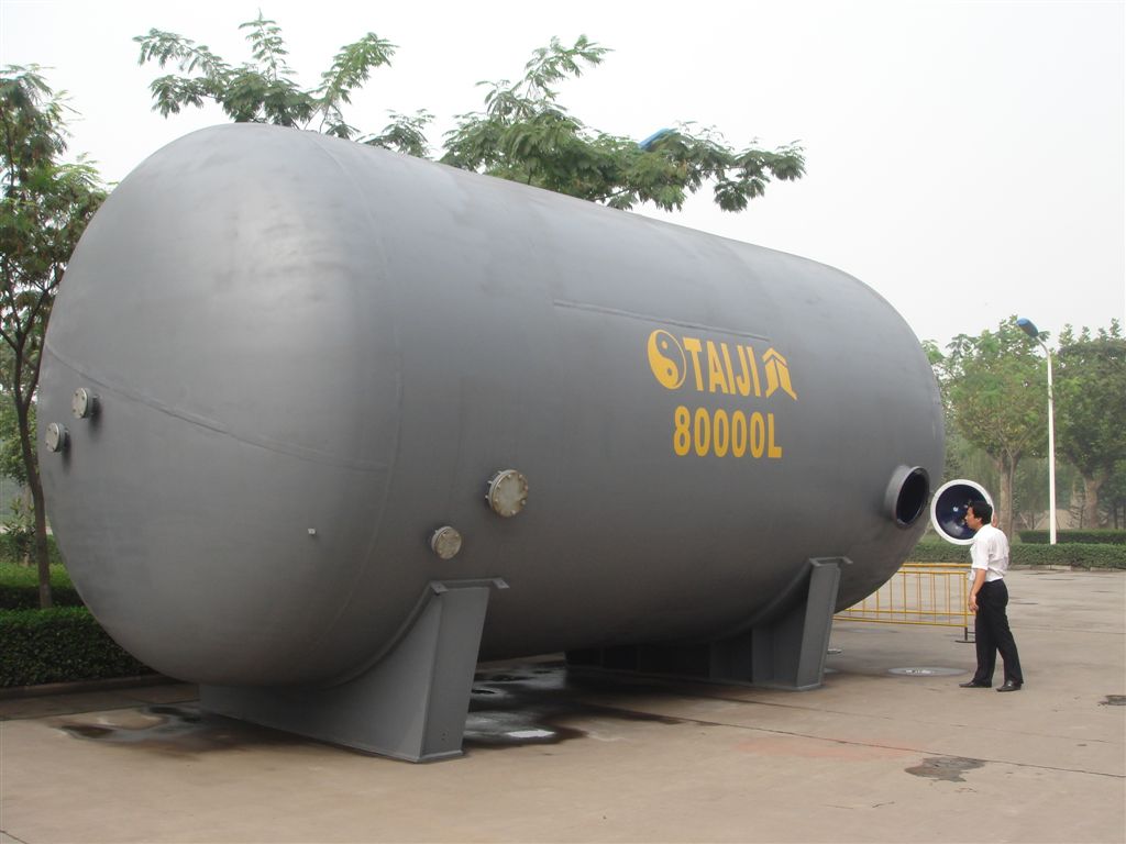 80000L glass lined storage tank