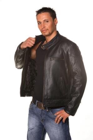 CUP Men Leather Jacket