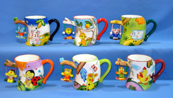 Ceramic cartoon cup
