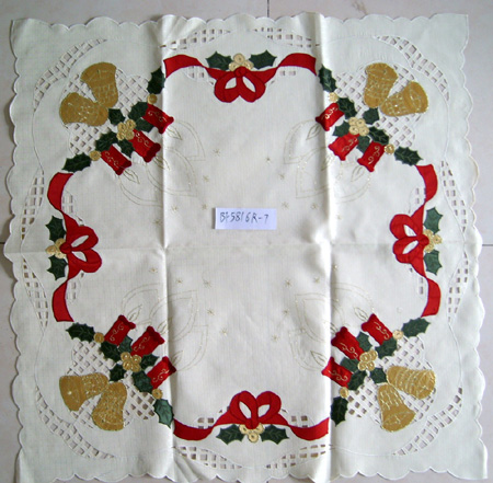 Place-Mat With Embroidery