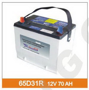 JIS standard dry-charged auto battery(N70MF)
