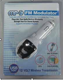 Car MP3 FM modulator (SVF213)