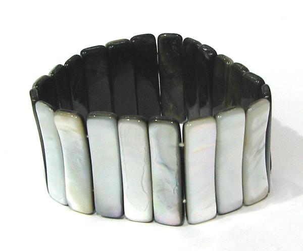 black mop shell bracelet