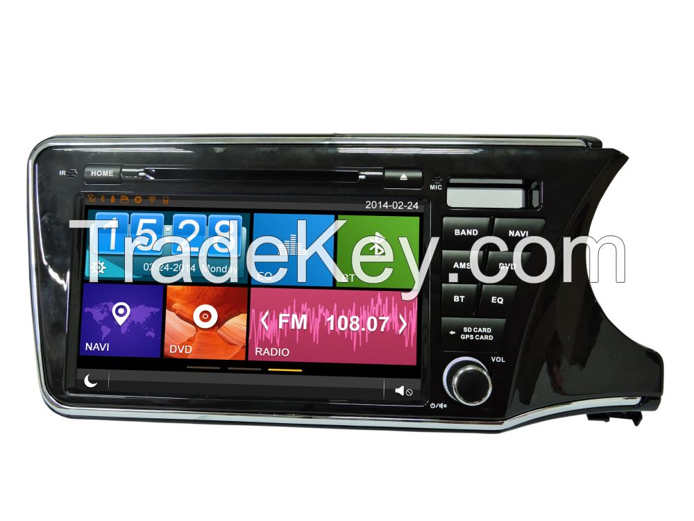 Car DVD player for Honda city 2014  