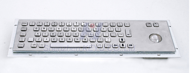 Metal Keyboard with trackball