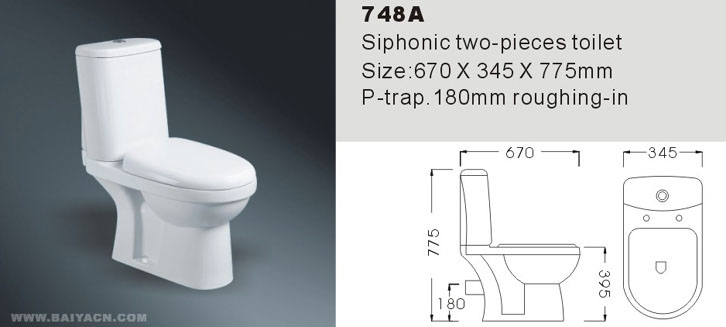 Tow-piece Toilet