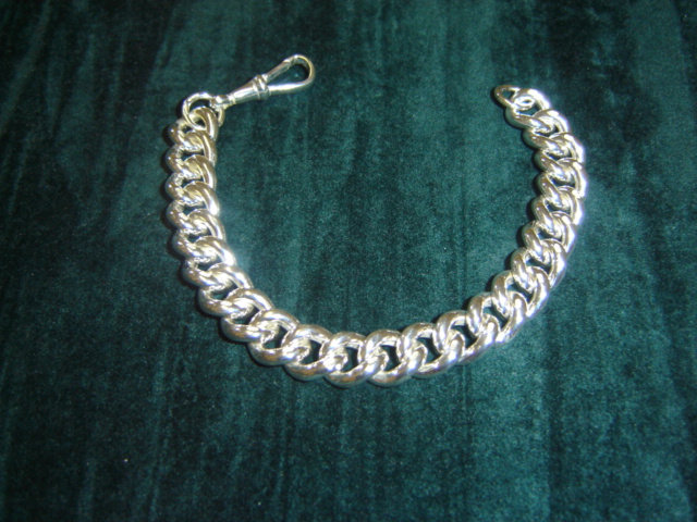 Silver Curb Bracelet