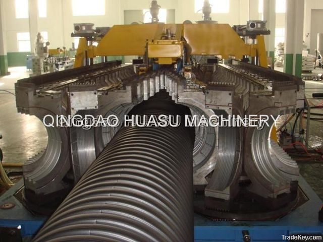 Hdpe Double Wall Corrugated Pipe Production Line