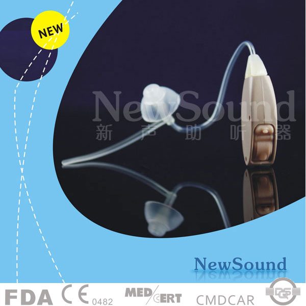 NewSound fitting hearing aid at home