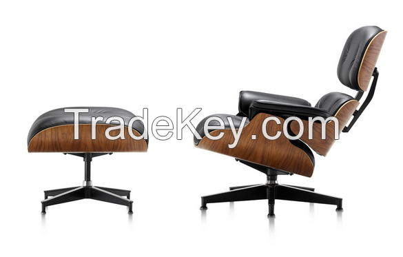 Modern Furniture Design Genuine Leather Emes Lounge Chair Pony Skin Lounge Chair With Ottoman Charles Lounge chair