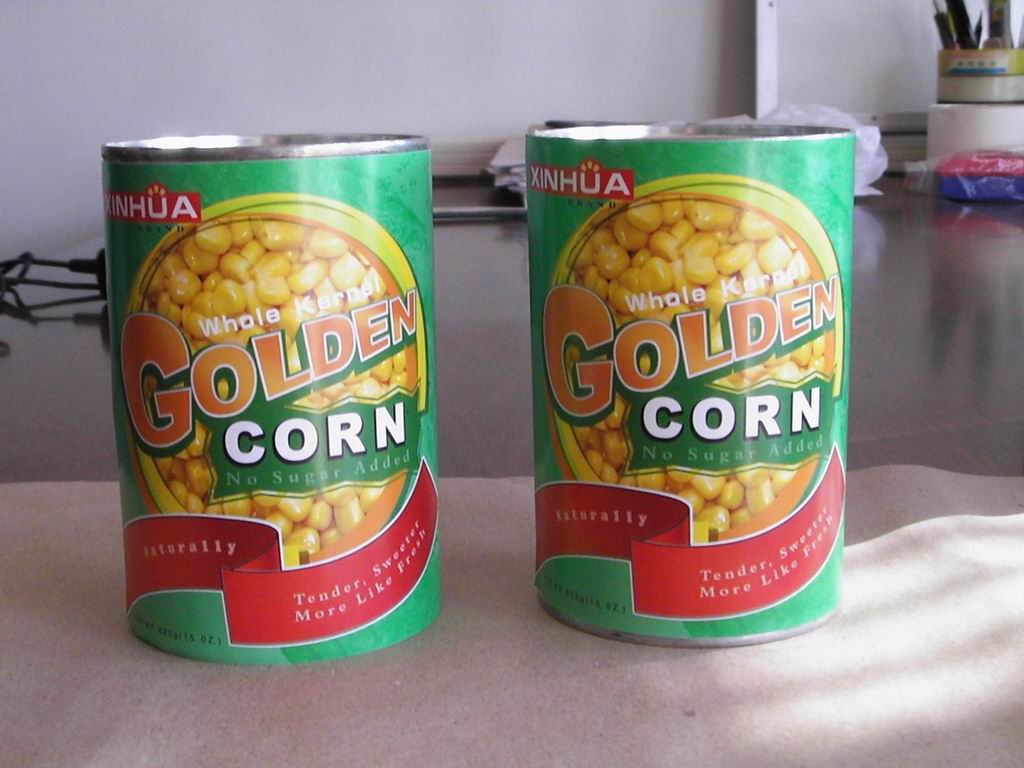 sweet corn canned