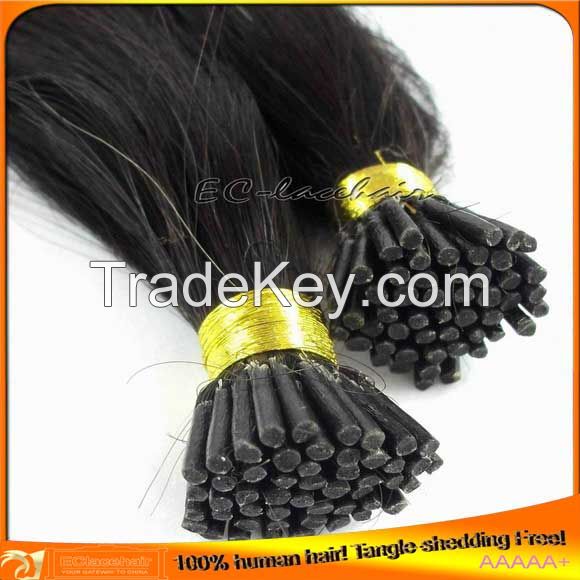 Wholesale Virgin Indian Brazilian Human Hair Pre-tipped Extensions, Factory Price