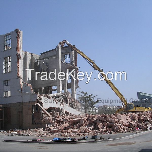High Reach Demolition Boom-Demolition Front