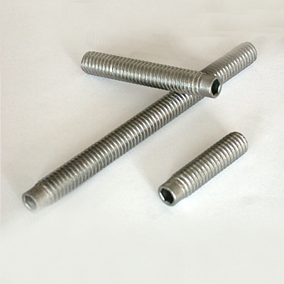 hexagon socket headless screws with flat point / tapping screws