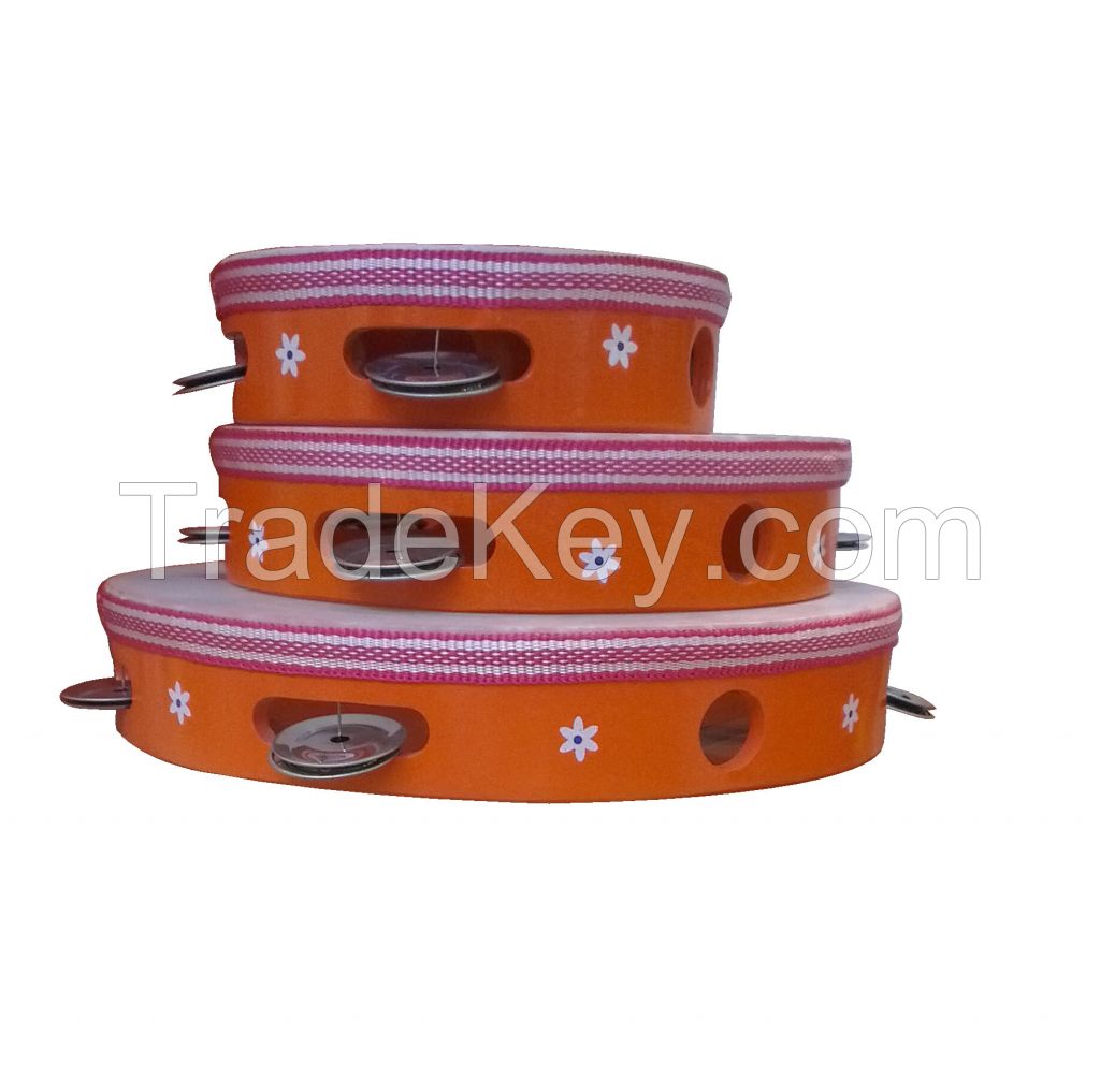 High grade musical toys tambourine hand drums