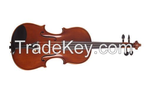 High grade professional use solid spruce top violin with case and bow