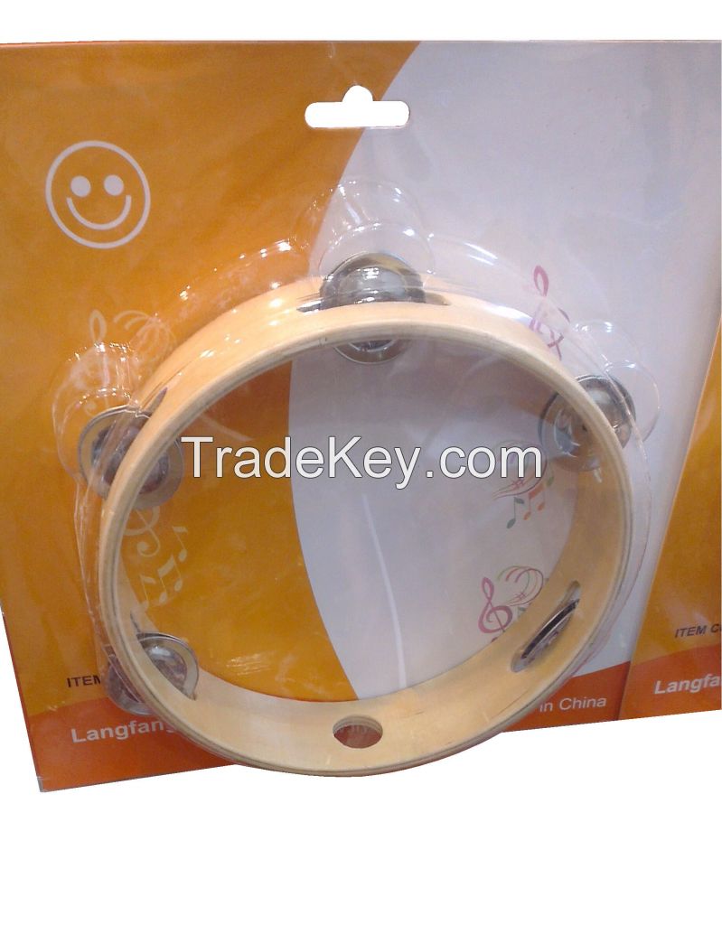 High grade musical toys tambourine hand drums