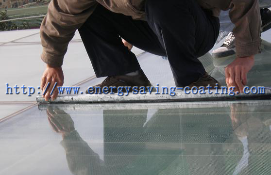 Transparent heat insulation coating