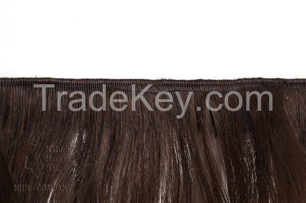 Uzbek 100% natural straight weft hair